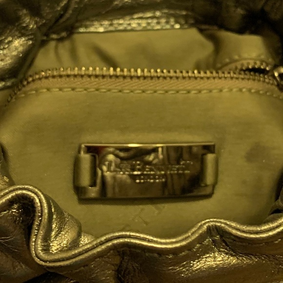 L.K.Bennett London Silver Handbag EUC - Picture 6 of 9